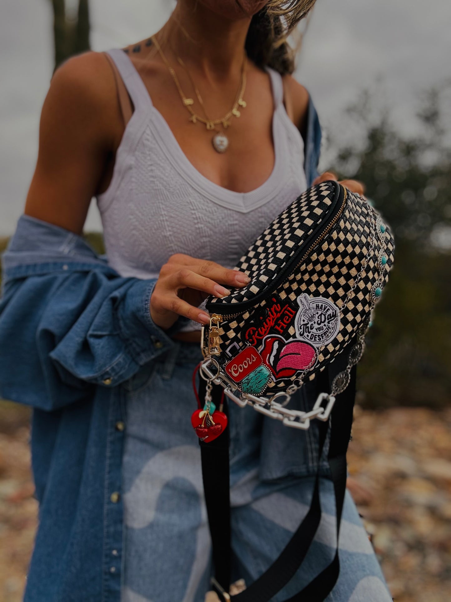 NY-day you deserve raisin hell bombshell OG 1 +turquoise ++PHOENIX BAG