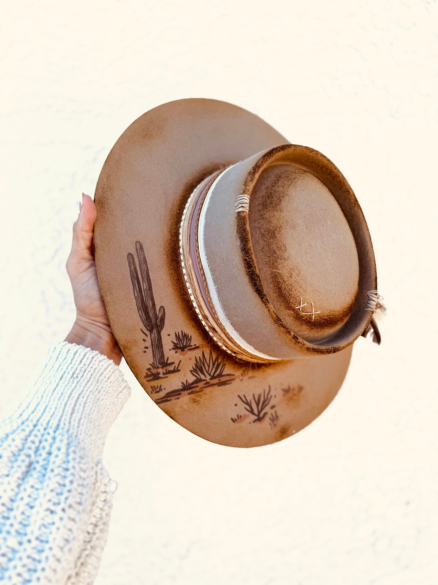 NU- Desert Dreamer  + Taupe Telescope Flat brim