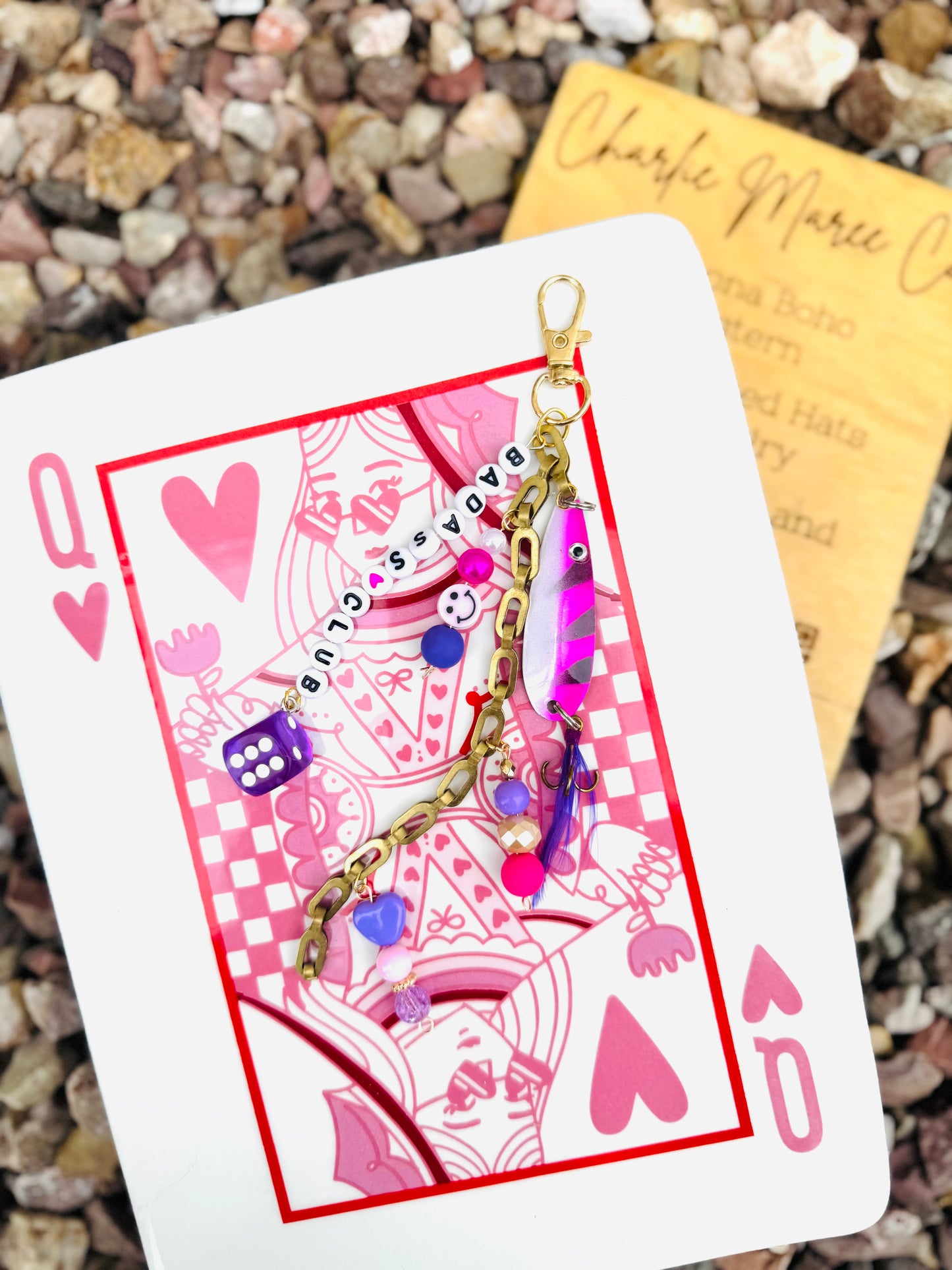 PC-badass club +purse charm candy