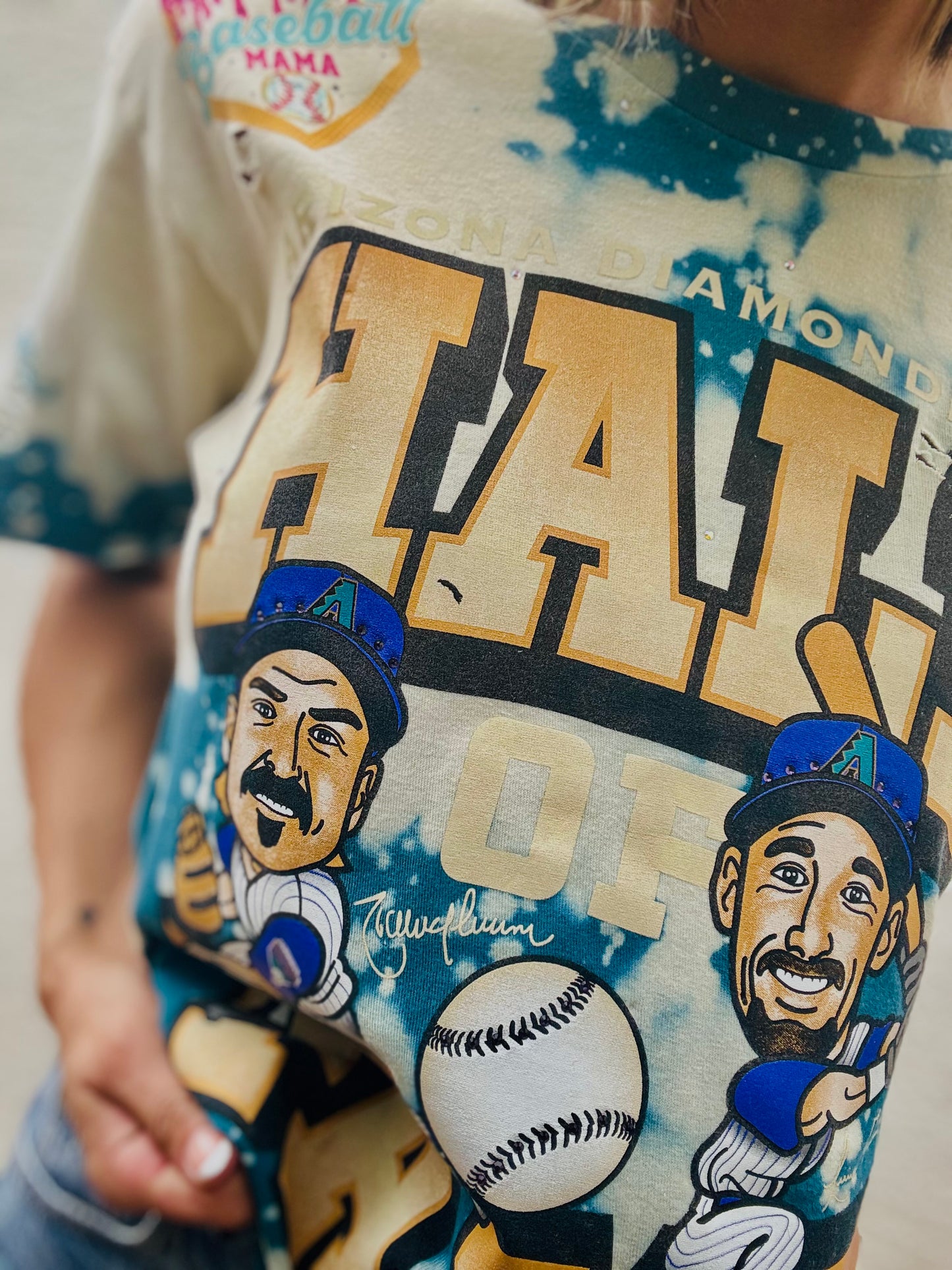 DT-hall of fame MAMA+ I + Dad Tshirt MEDIUM