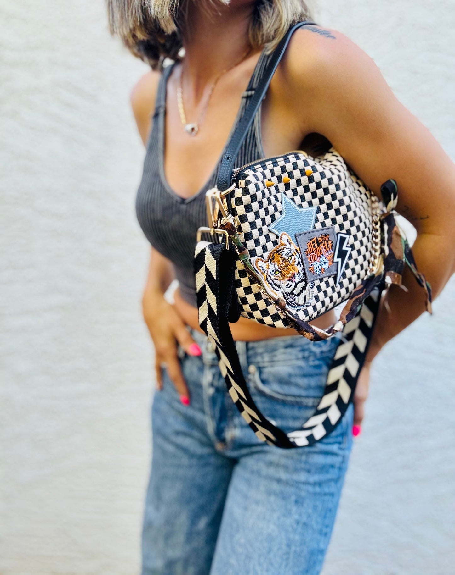 SM- bet on yourself tiger ￼+** GILBERT ** multi straps
