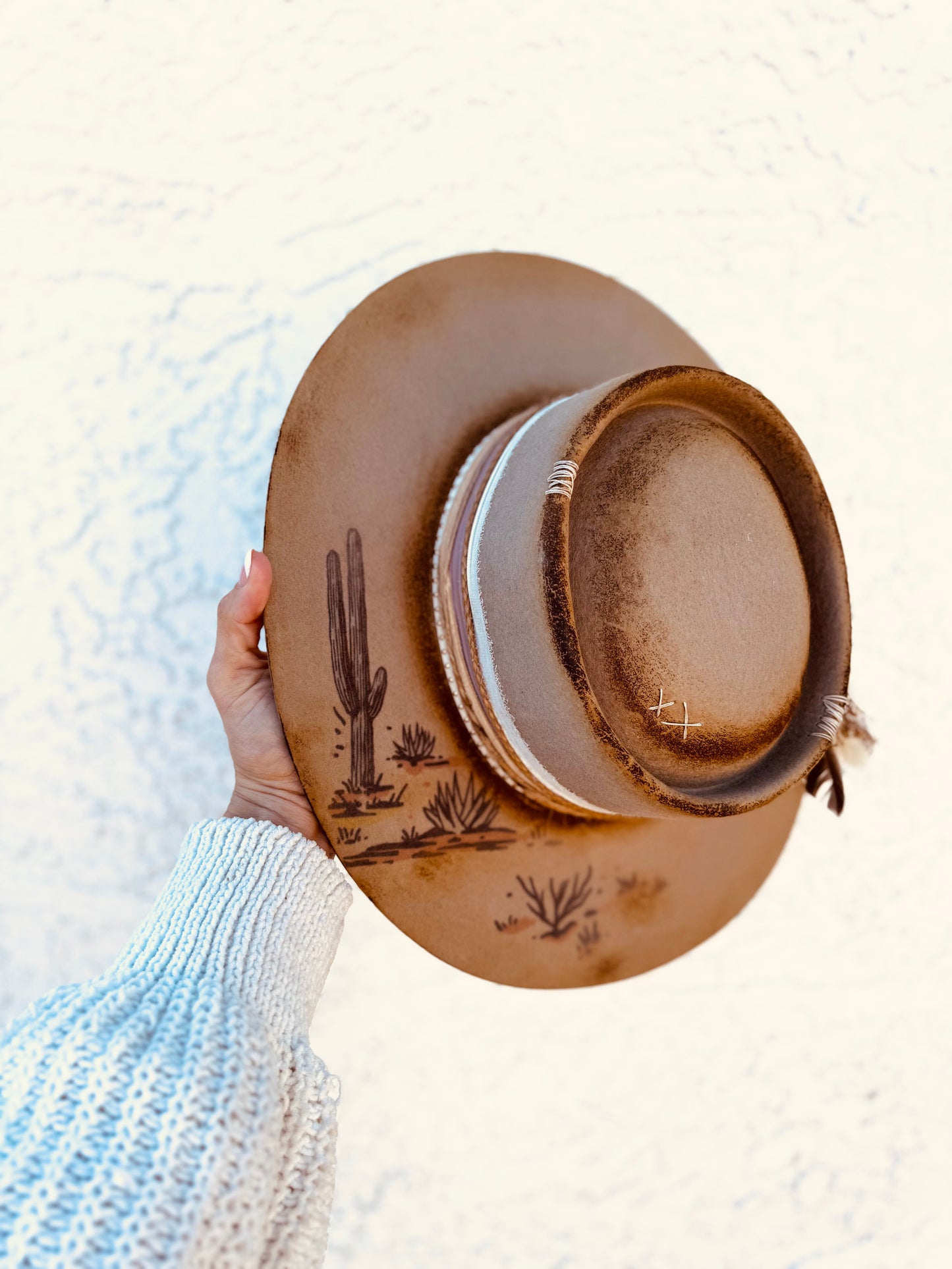 NU- Desert Dreamer  + Taupe Telescope Flat brim