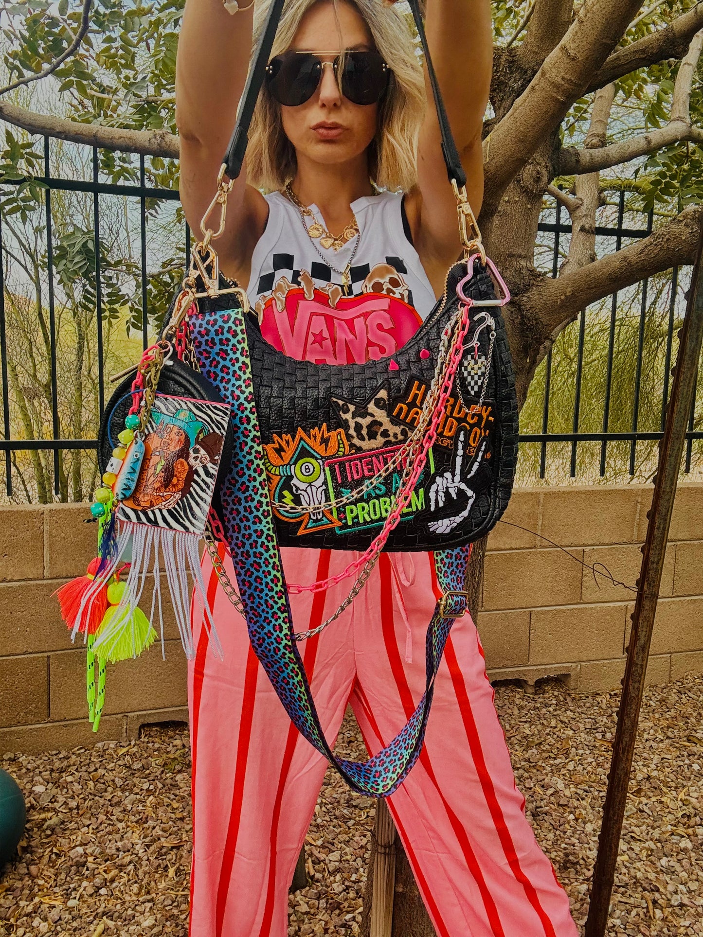 CO-neon Lisa inspired I identify as the problem bike baddie +** The Havasu  **3 STRAPS INCLUDED