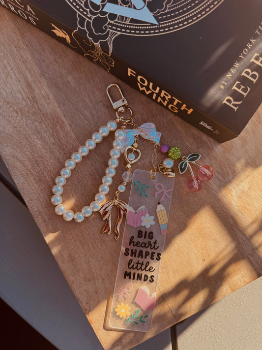 BBC-hand beaded+ big heart shapes little minds teacher 