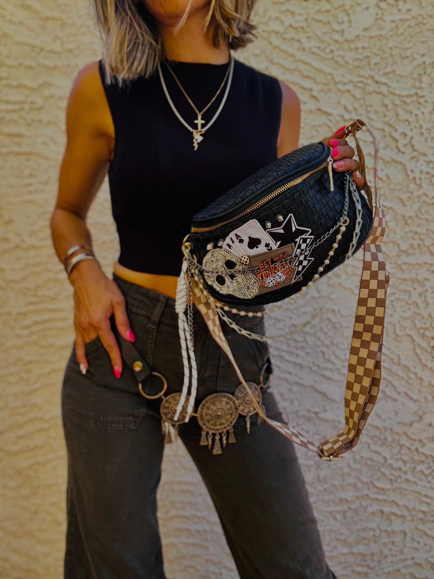 BBBC-bet on yourself ++ multiple buttons and charms￼+PHOENIX BAG