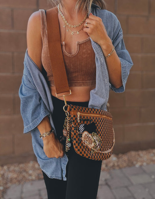 FC-my give a damn is busted+handbeaded charms+ SEDONA BAG