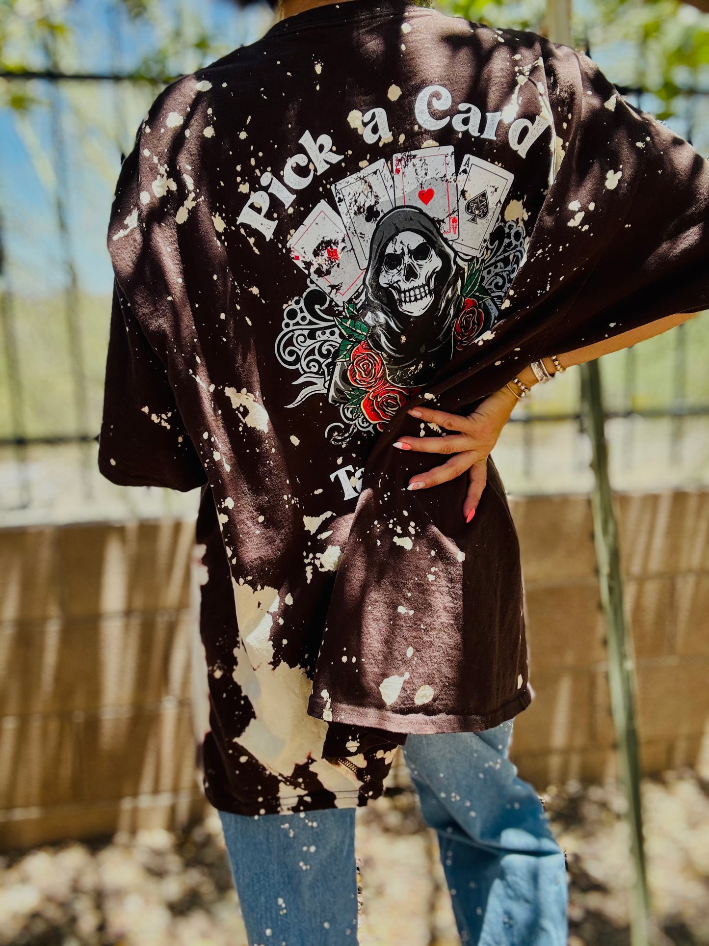 HDPICK YOUR CARD EDGY- DAD KIMONO TEE MENS 2XL