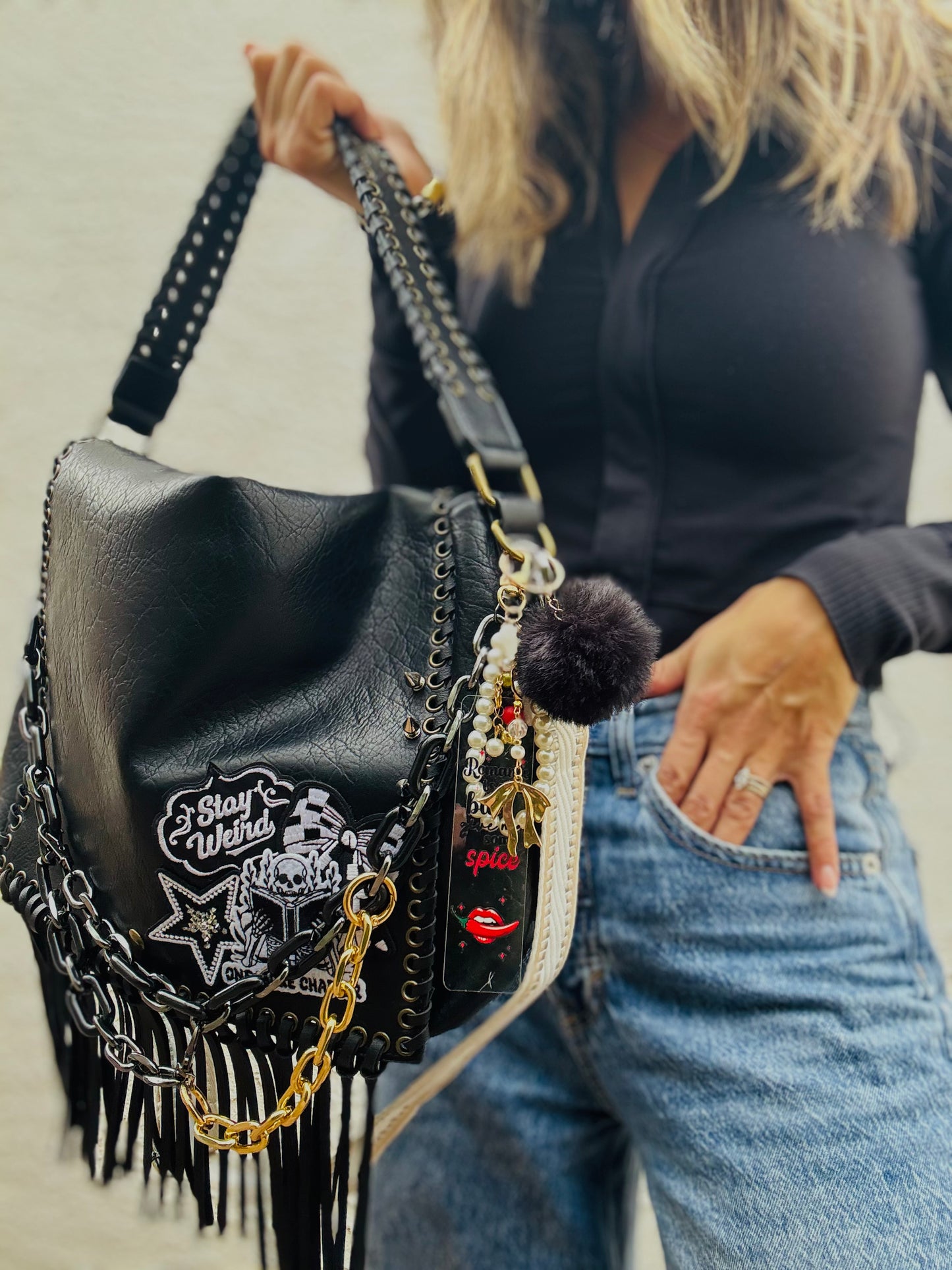 AM-edgy one more chapter - crossbody strap included** The Jerome**