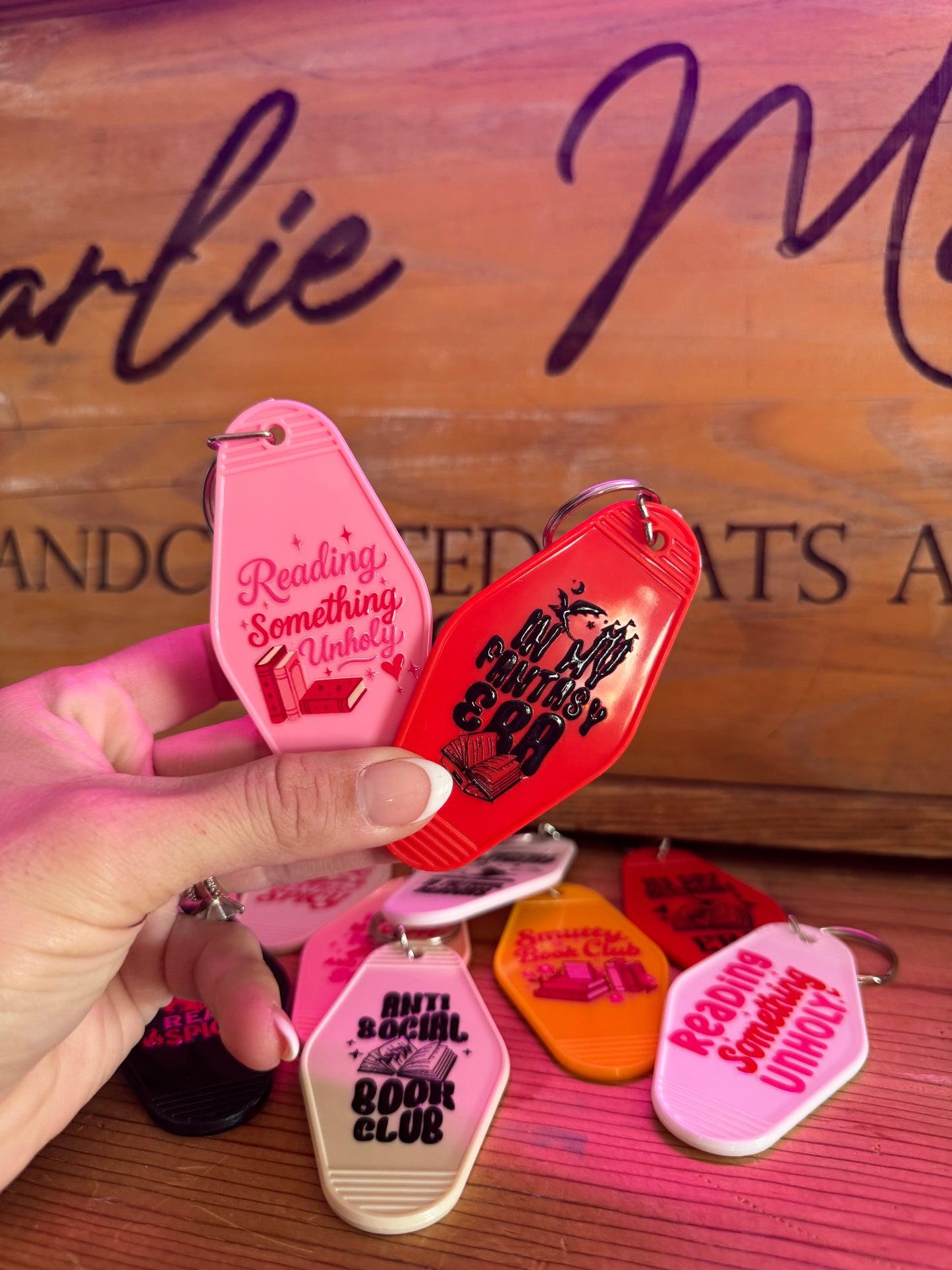 BCJ-Mystery Pick- Hotel Book Keychains