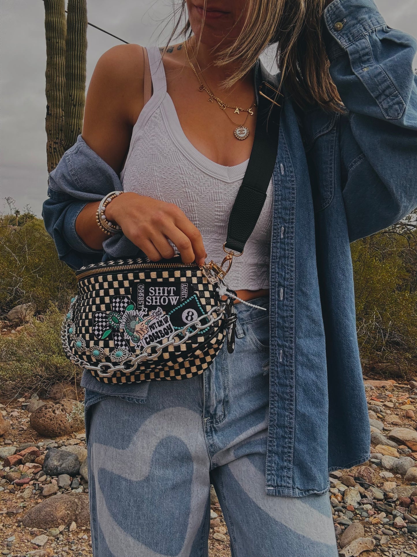 NY-put them up cowboy + turquoise ++PHOENIX BAG
