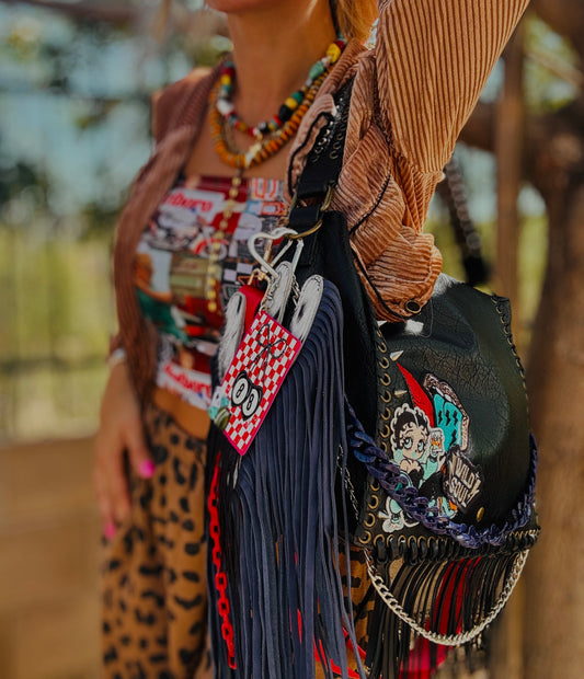 CD- edgy Betty teal - crossbody strap included** The Jerome**