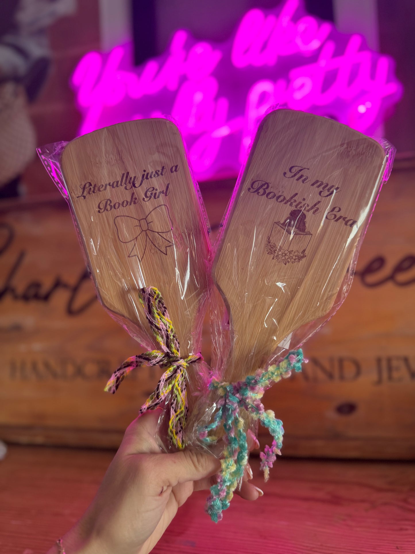 BCJ-Bookish Bamboo Hair Brushes
