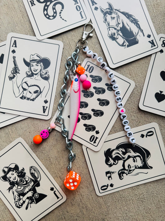 PC-literally just a girl 2+purse charm candy