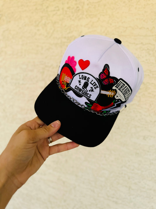 CM CO. Long live cowgirls vintage Trucker