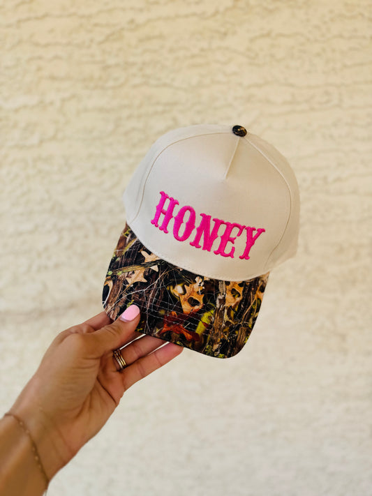 VT- HONEY PINK Premium Camo vintage SnapBack