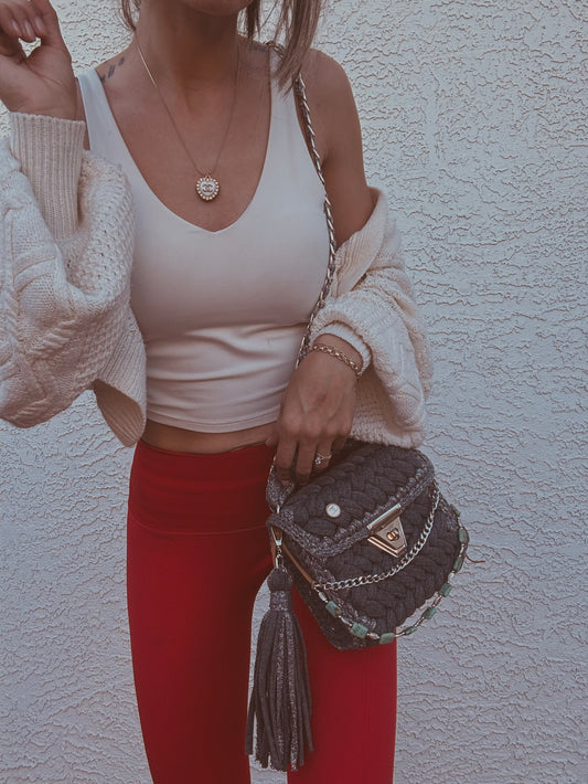 FF- for the love of turquoise** upcycled genuine designer button ** + THE SERENA