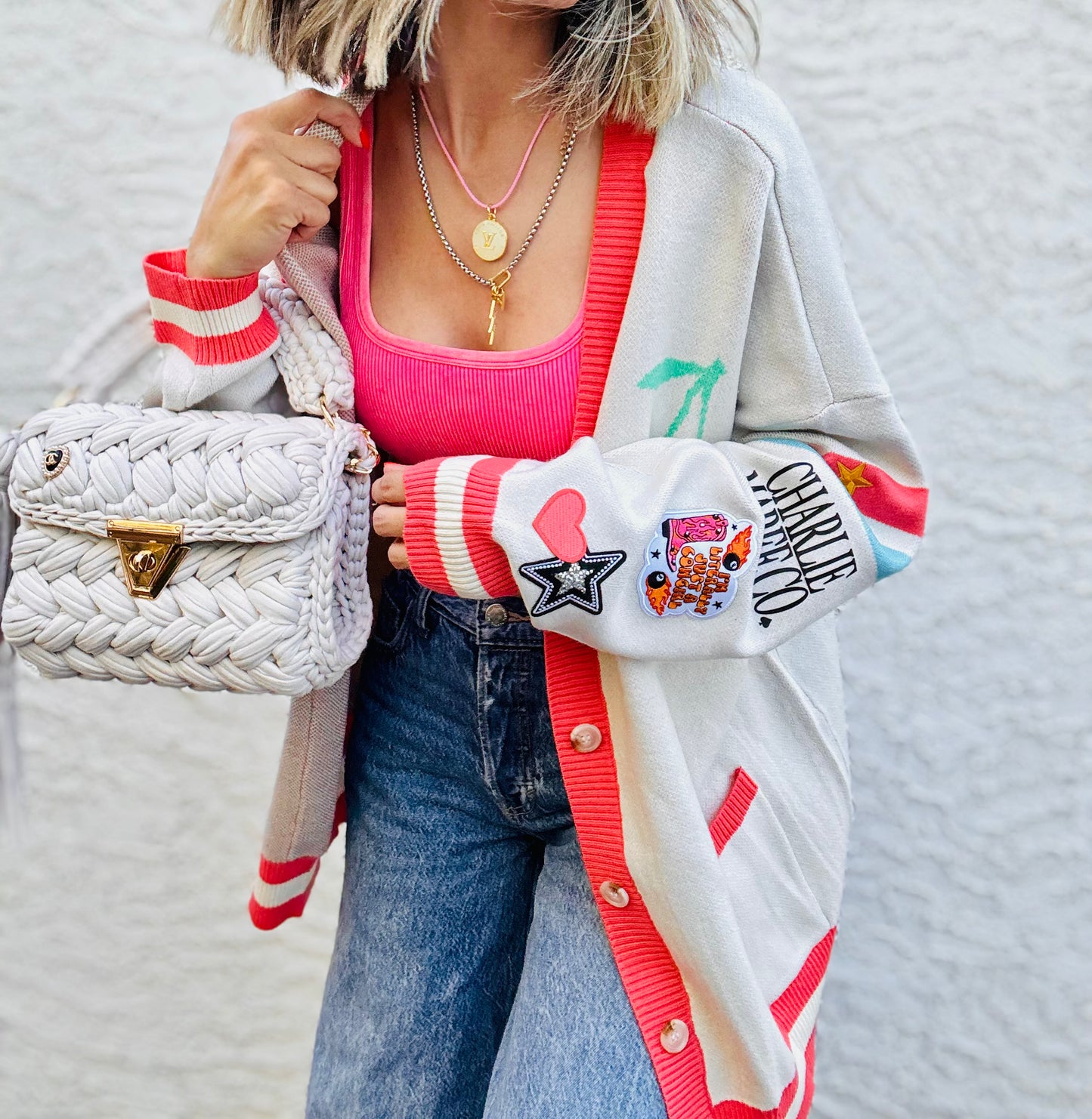 BBH-CHERRY BOMBER CARDIGAN + i’m literally just a cowgirl-CM CO. babes