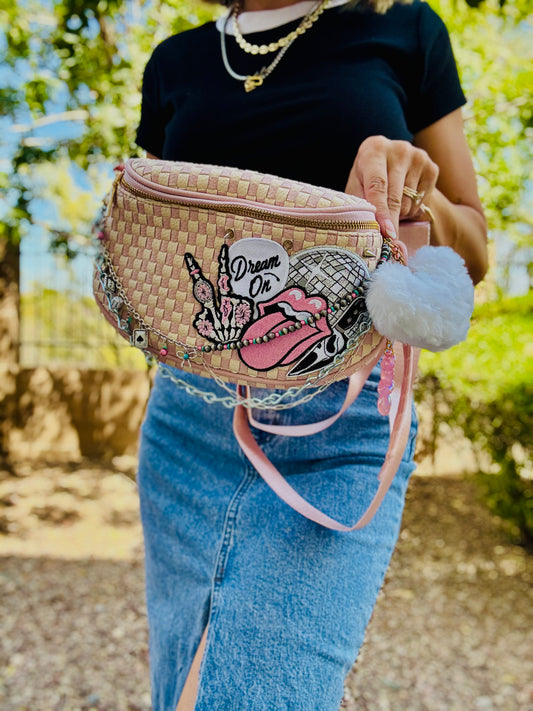 DM2-dream on +PHOENIX BAG limited edition pink and crème checkered