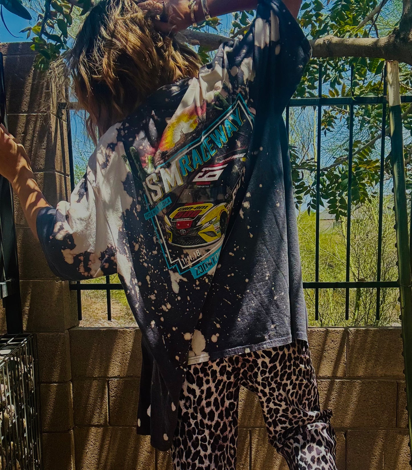 TEE- AZ RACE BABE - DAD KIMONO TEE MENS 2XL