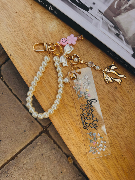 BBC-BIBLE VERSE +hand beaded+beauty from ashes Isaiah 