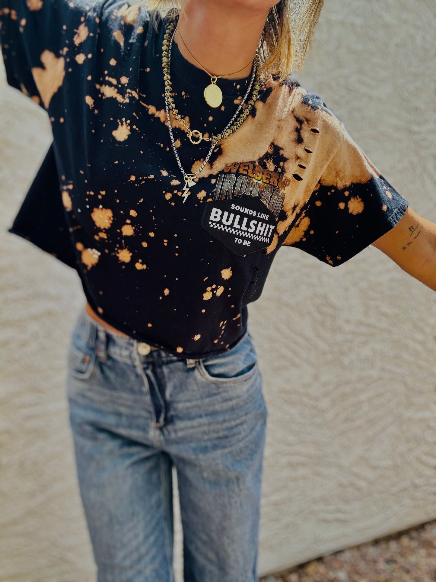 TEE-Iron rod baddie - DAD TEE SMALL