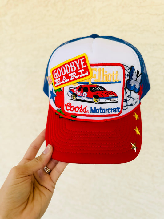 CM CO. Goodbye earl racer & beer  Trucker