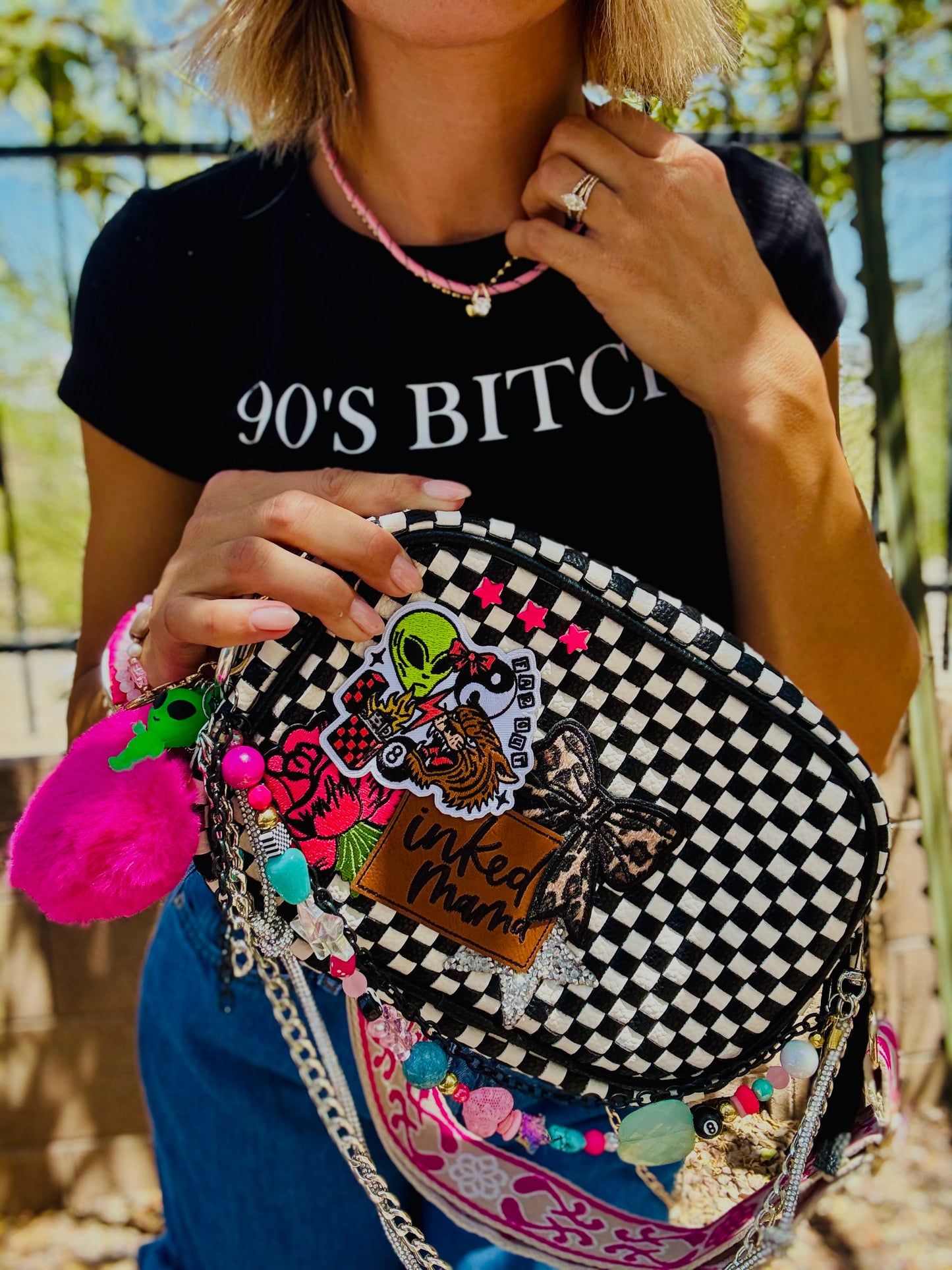 CC-Inked mama neon -*Page Bag* 2 strap 3 ways to wear