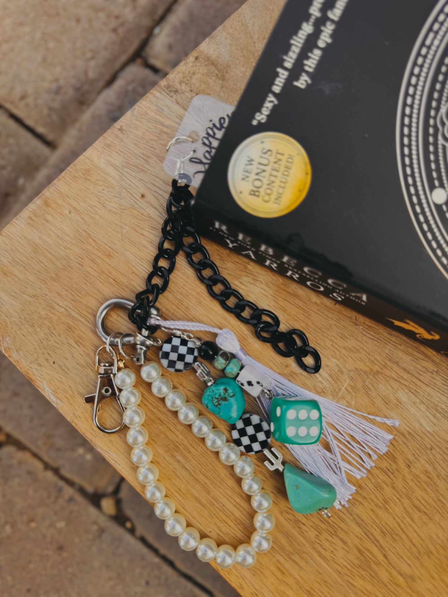 BBC-happier when I’m reading+ Turquoise lux babe hand beaded