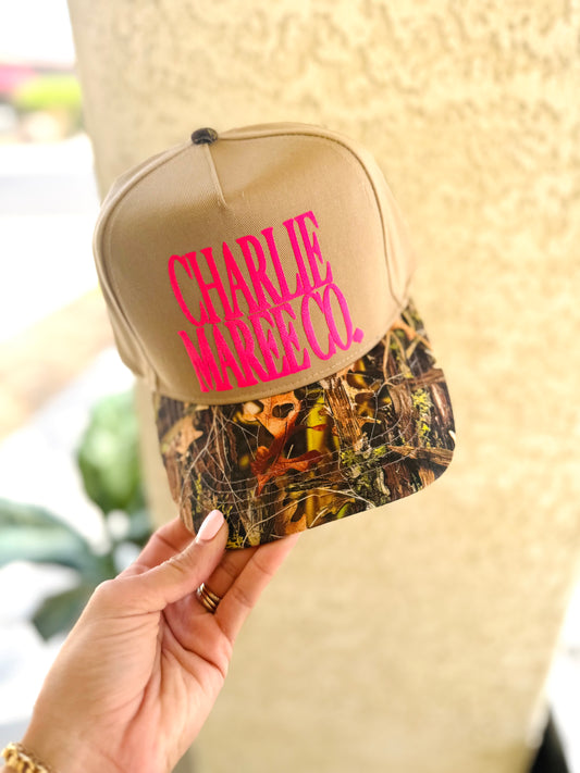 VT- CHARLIE MAREE CO. BRAND OG LABEL CAMO Premium vintage SnapBack