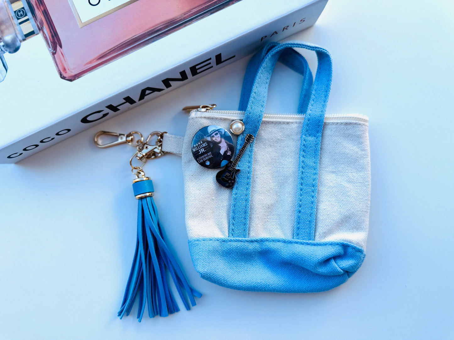 BFS- mini tote bag charm 21