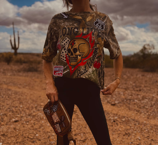 VT- LONG LIVE RAD WOMEN have no filter race team - REALTREE CAMO TSHIRT