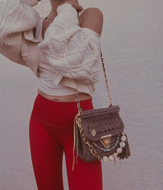 FF- For the love of Charlie **upcycled genuine designer button ** + THE SERENA