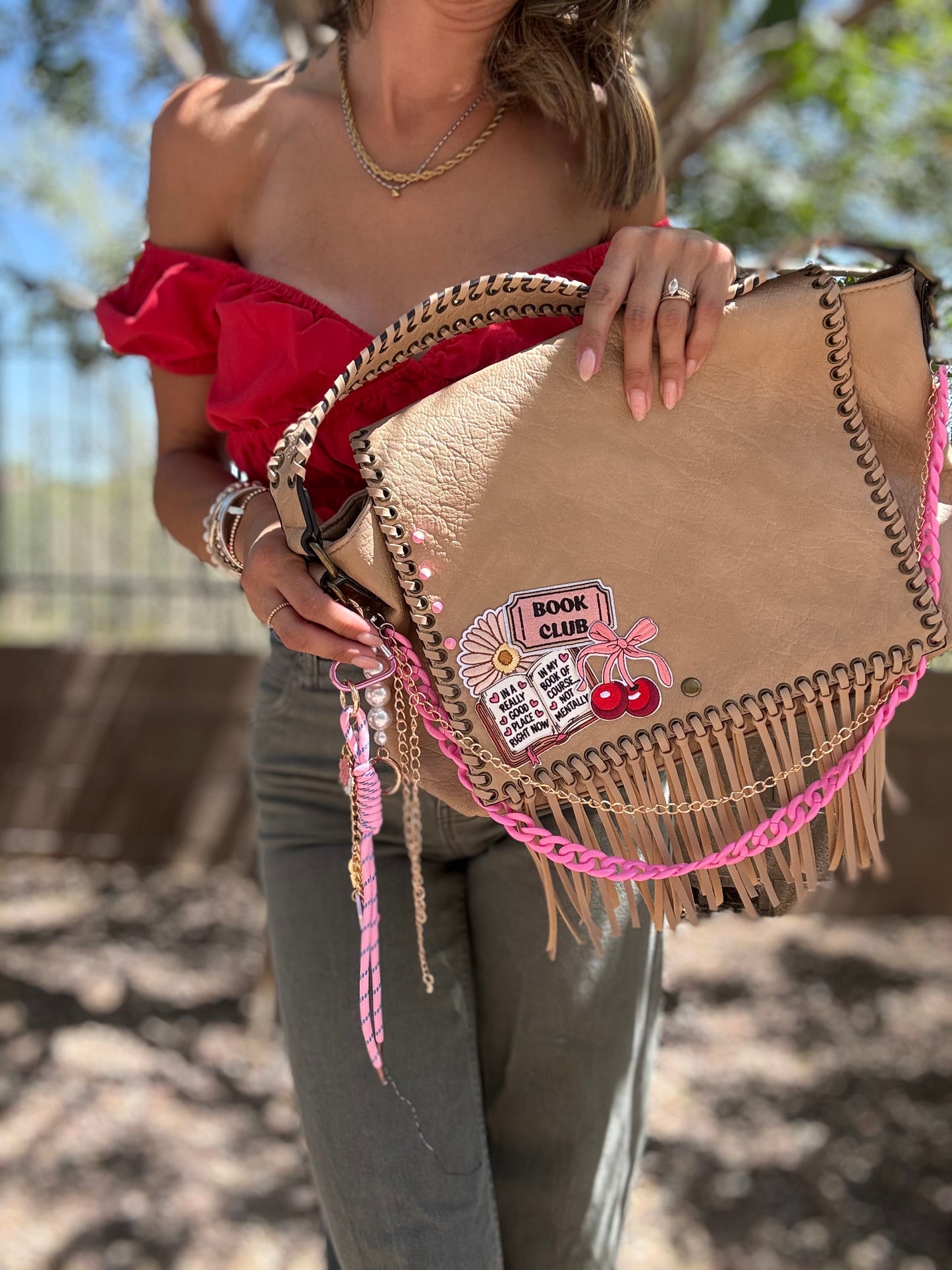 SCC- BOOK BABE BAG  - crossbody strap included** The Jerome**