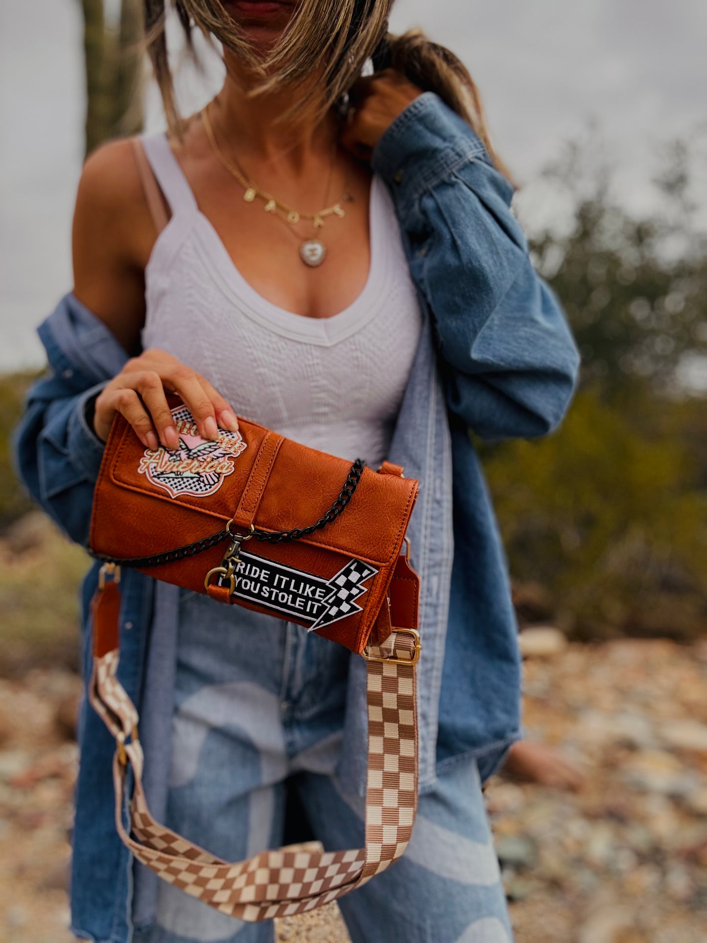 NY-American babe checkered  + 3-1 *The Florence*