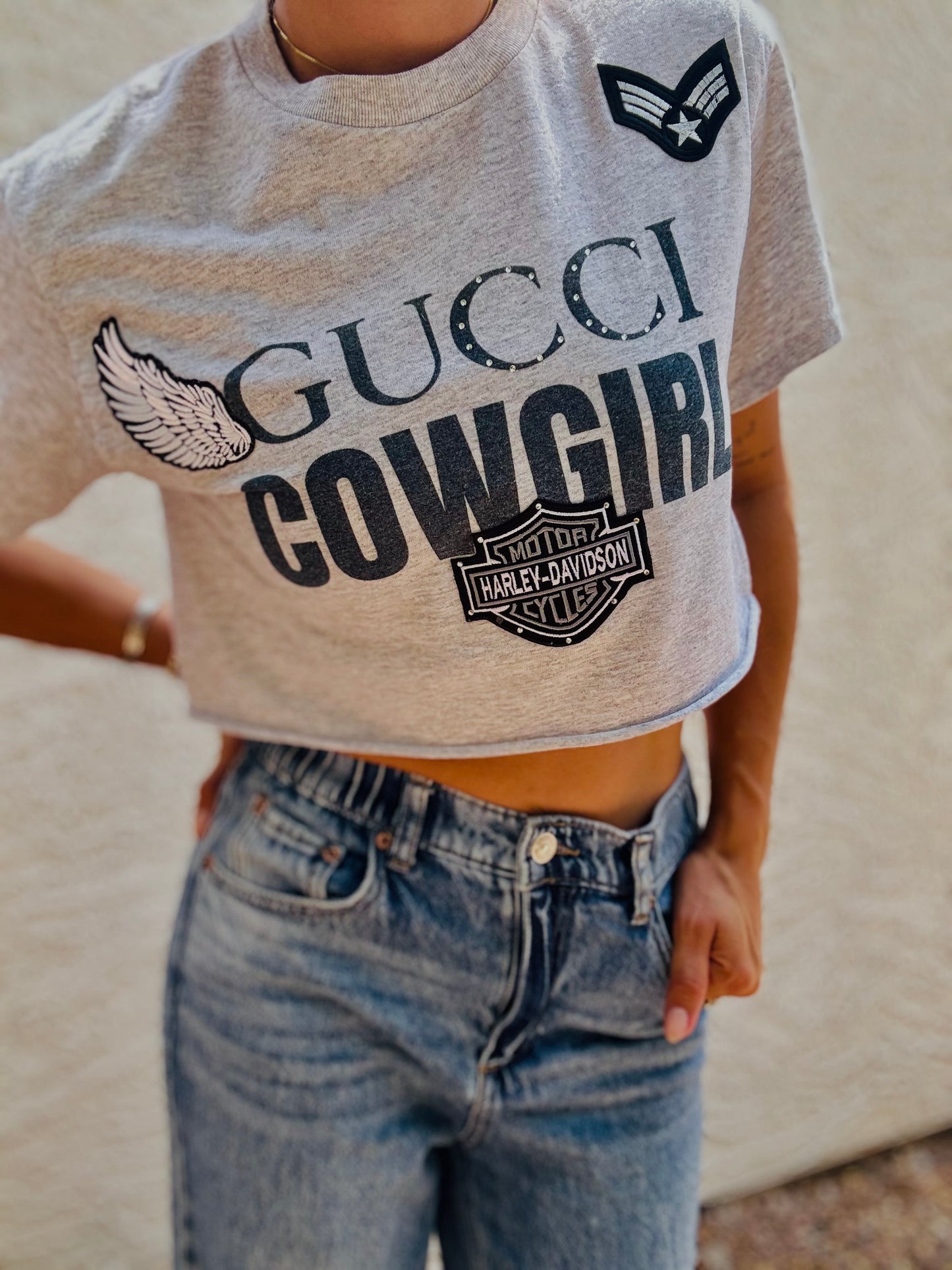 TEE-lux Cowgirl baddie  - DAD TEE SMALL FIT XS