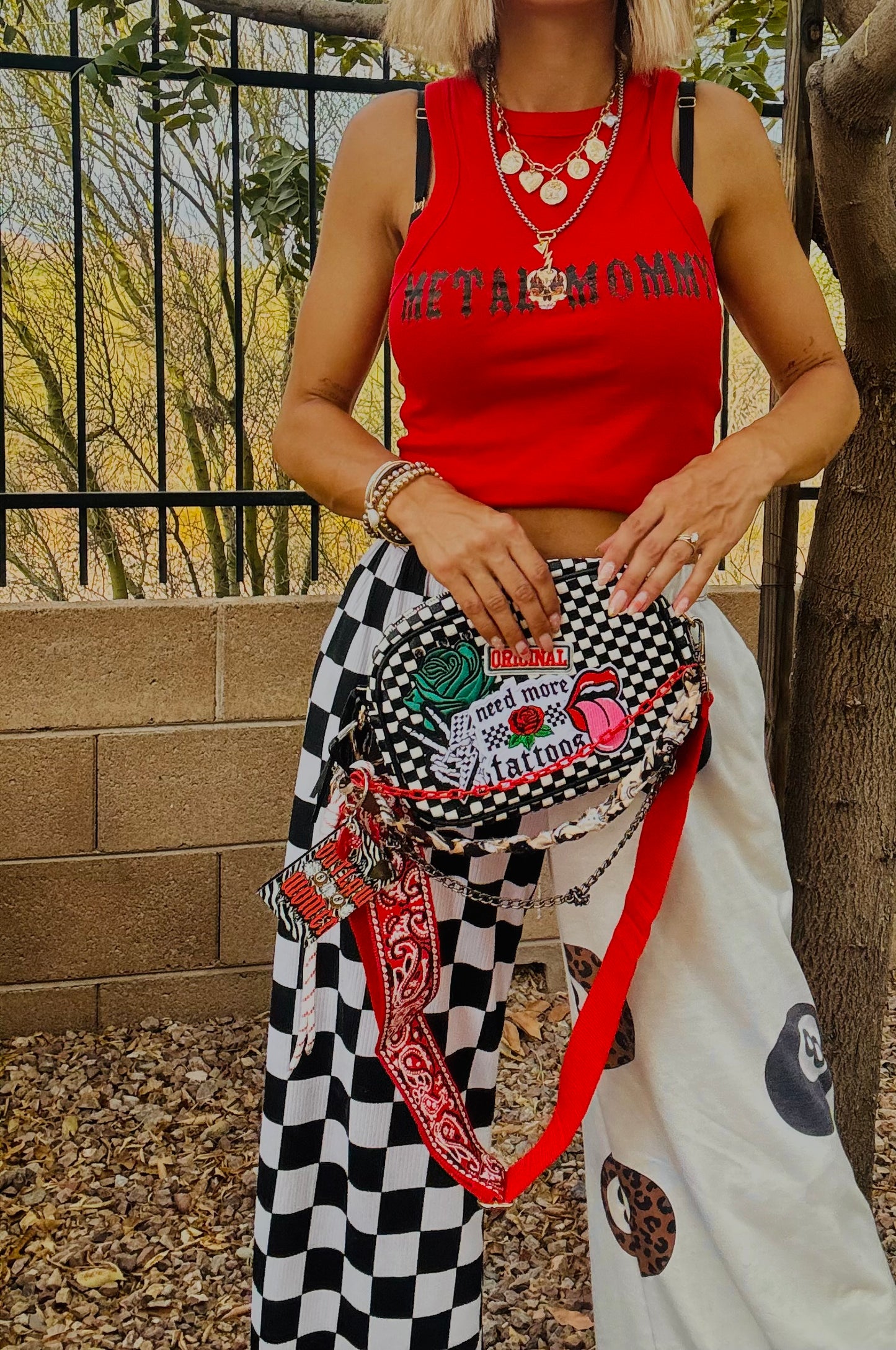 CO-ORIGINAL NEED MORE TATTOOS -*Page Bag* 2 STRAPS INCLUDED 3 ways to wear