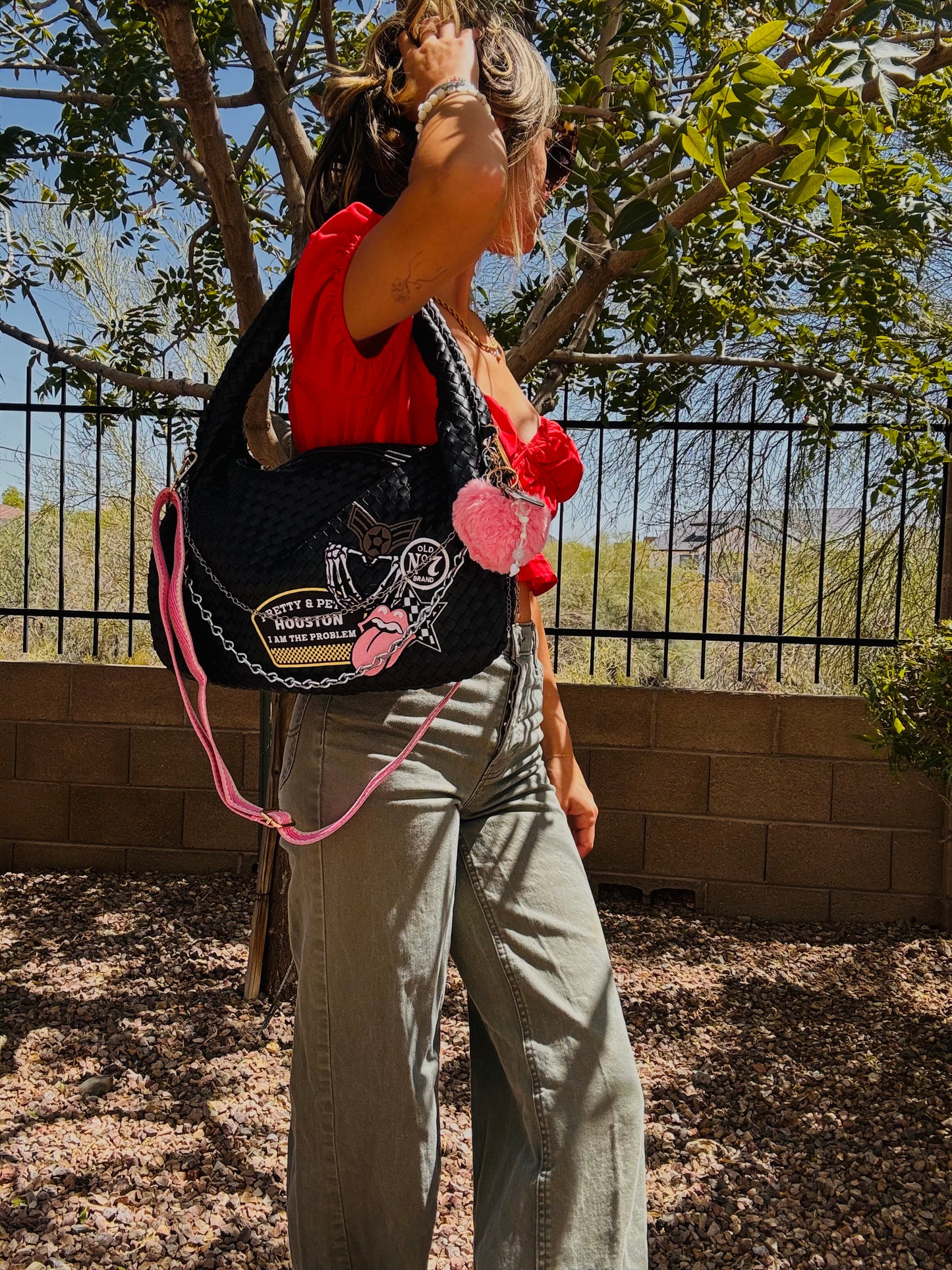 SCC- pretty petty Houston I’m the problem+* YUMA BAG