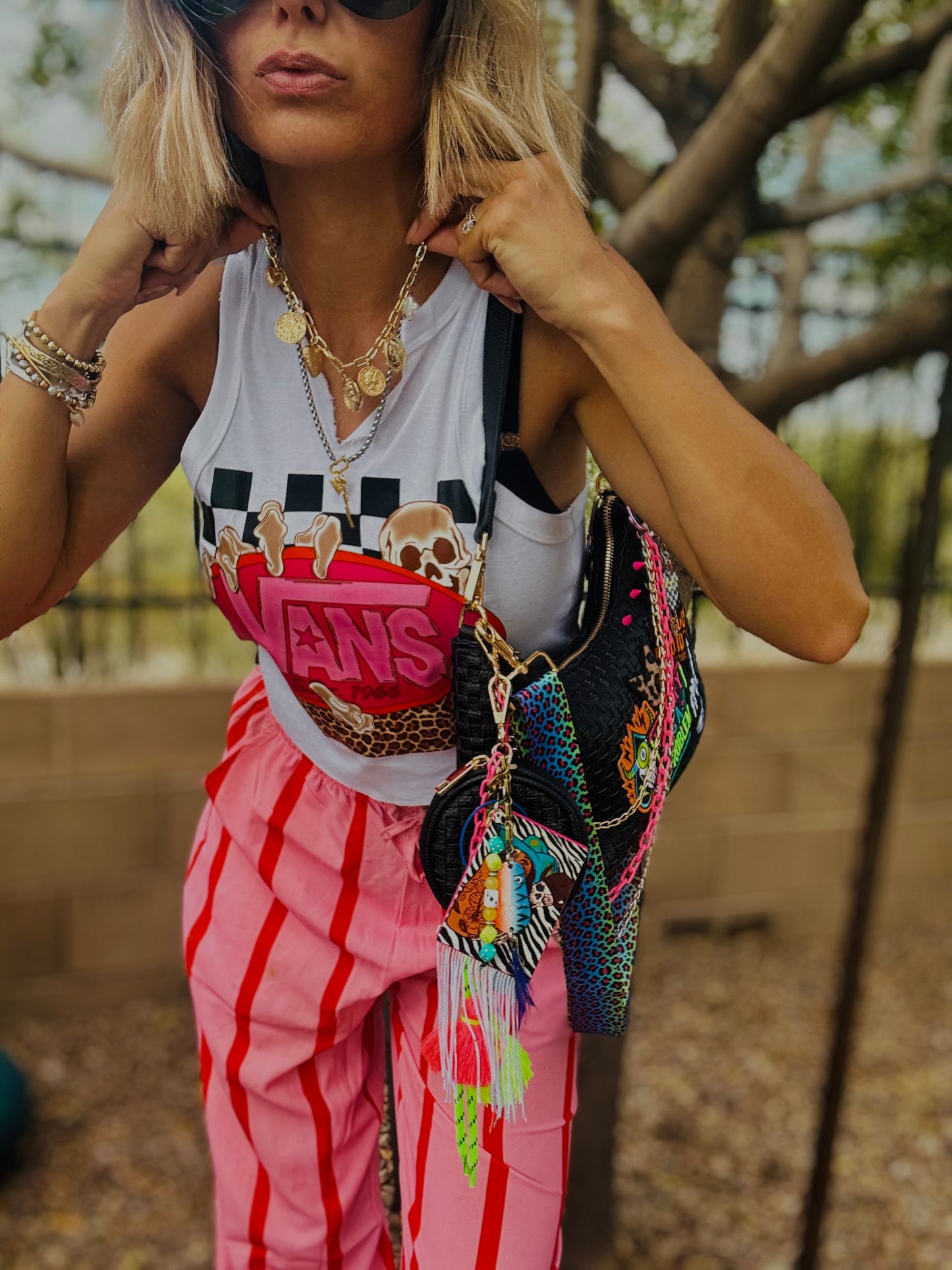 CO-neon Lisa inspired I identify as the problem bike baddie +** The Havasu  **3 STRAPS INCLUDED