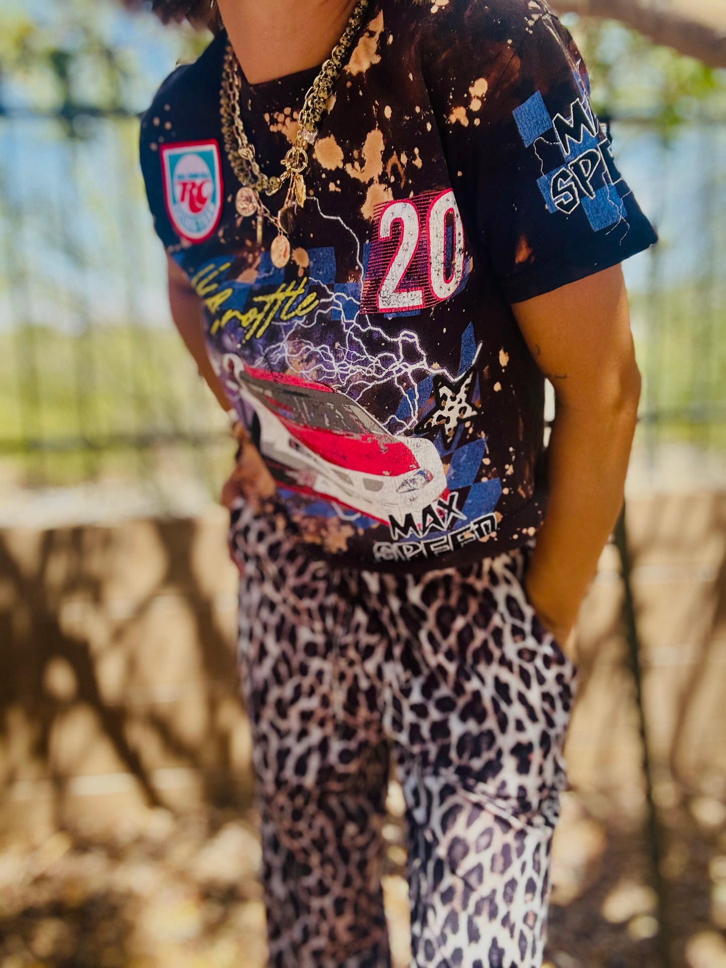TEE-vintage race 22- DAD TEE SMALL
