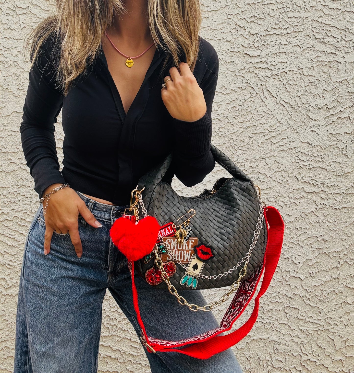 AM-Og SMOKESHOW *CHANDLER BAG**charcoal grey