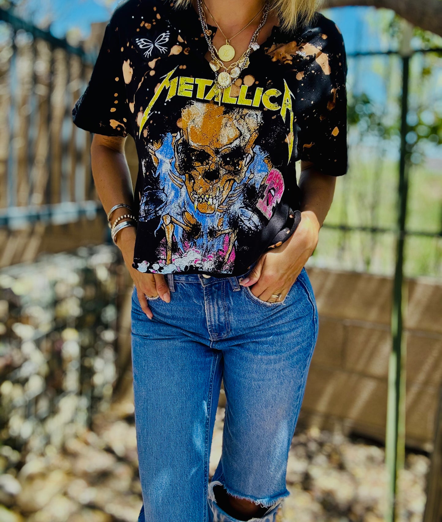 TEE-metallll babe - DAD TEE MEDIUM