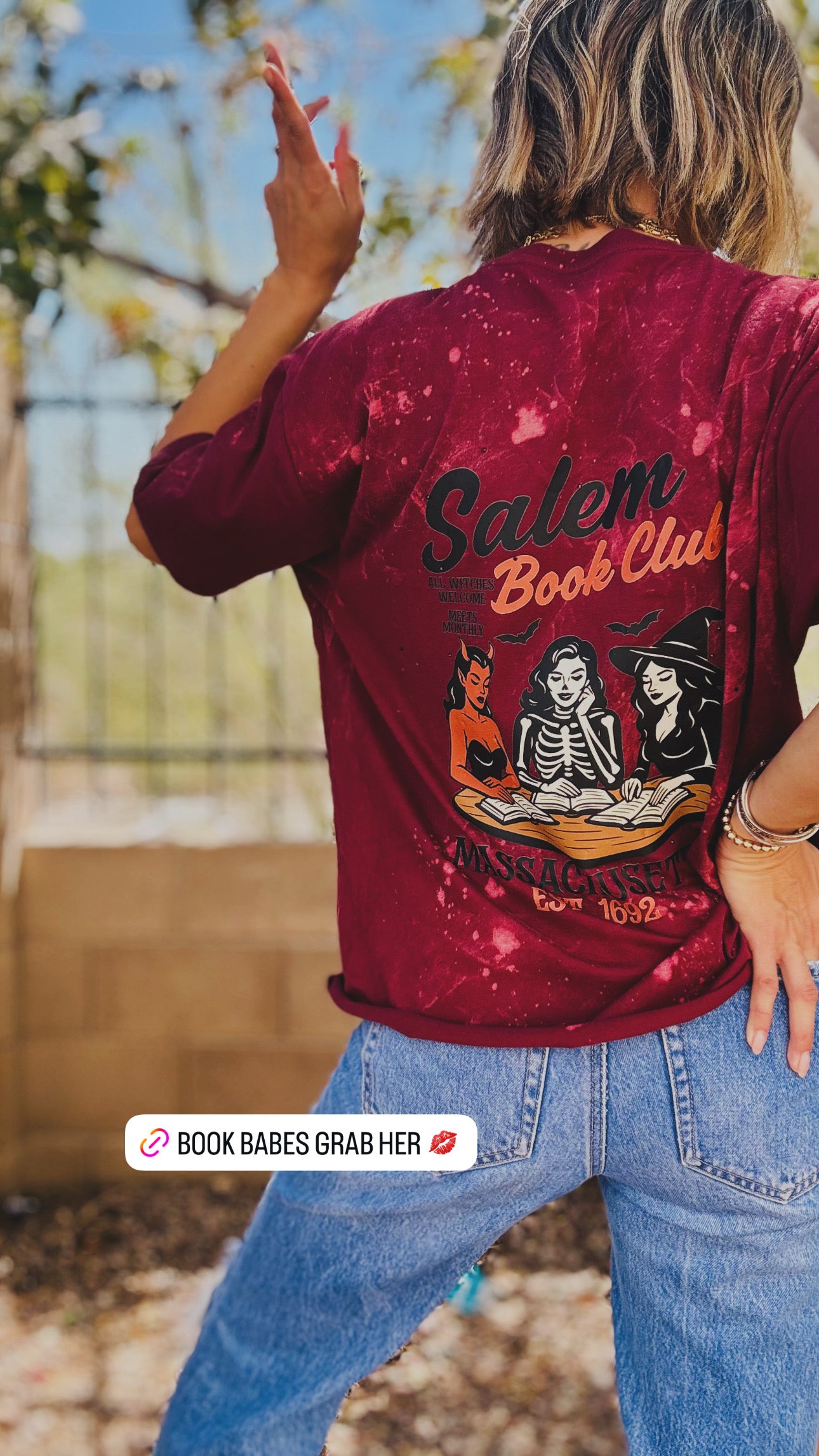 MD-Salem book club  - DAD TEE LARGE