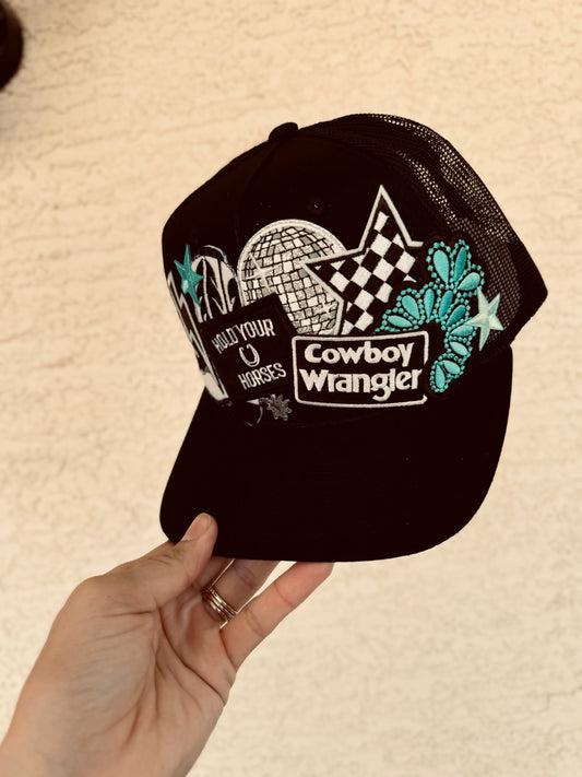 8- turquoise lover and cowboy Wrangler