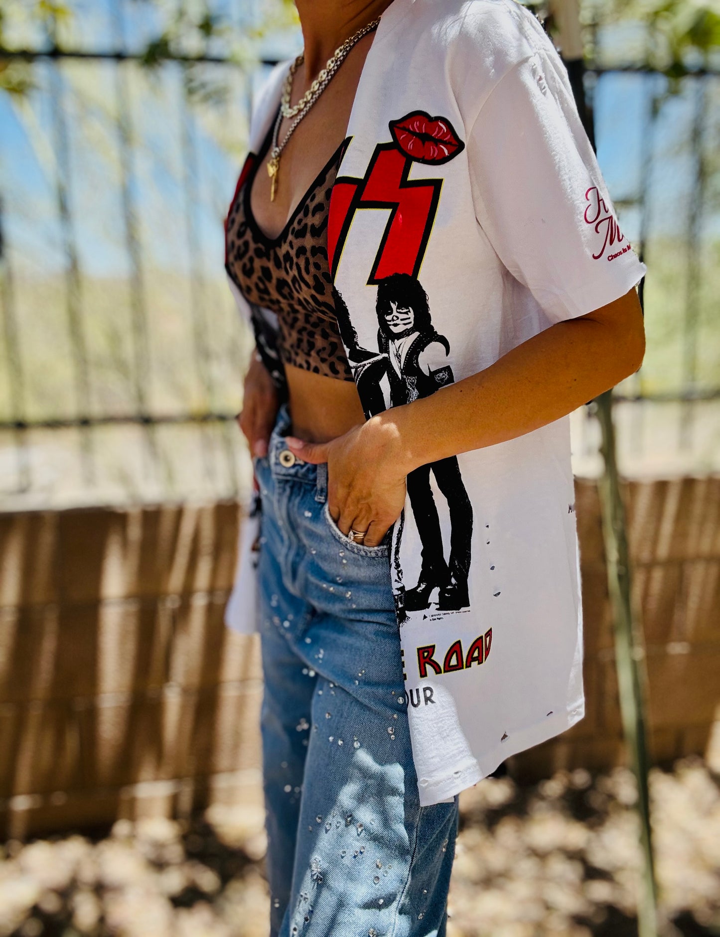 HD- RETRO BAND ERA - DAD KIMONO TEE MENS SMALL