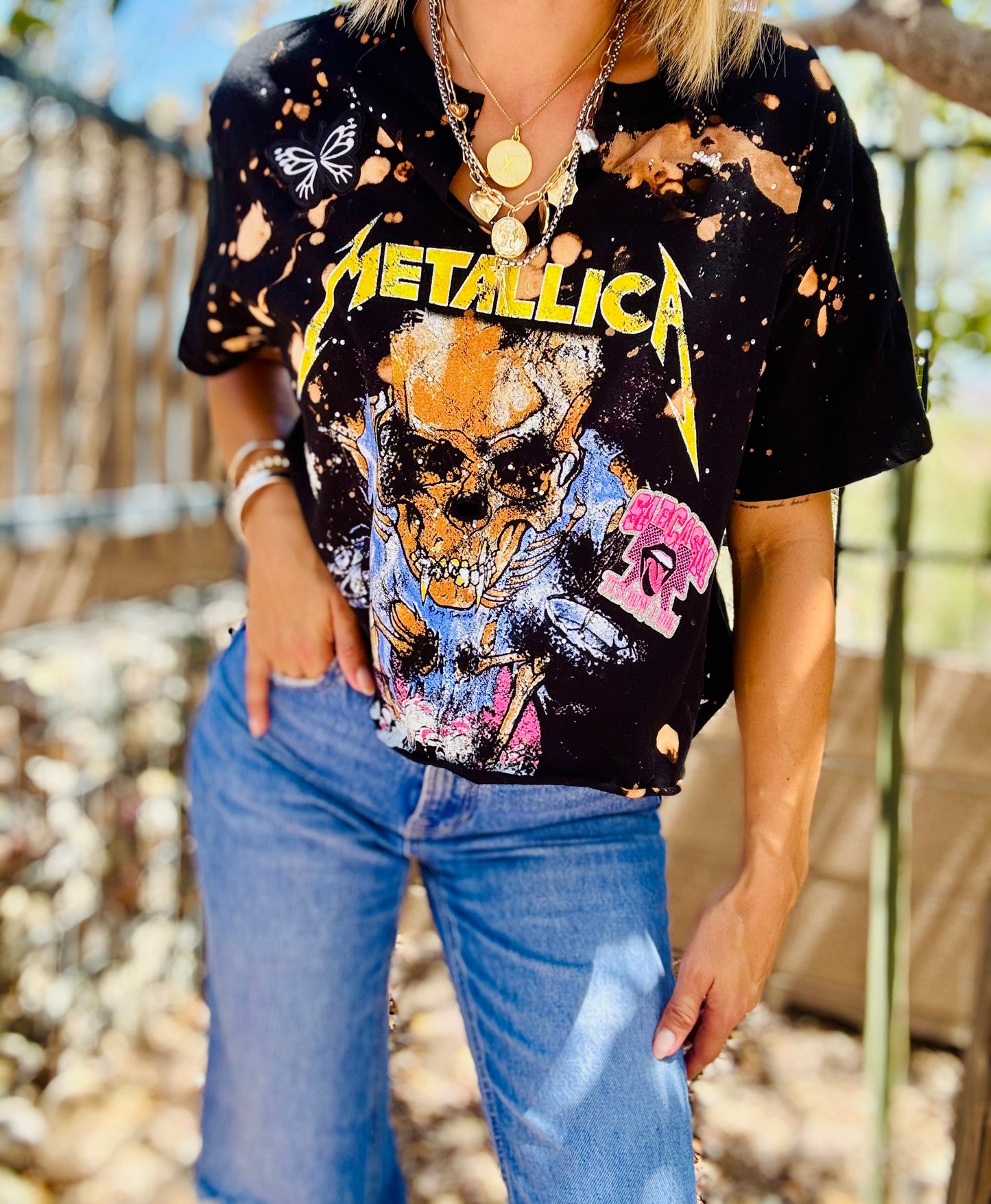 TEE-metallll babe - DAD TEE MEDIUM