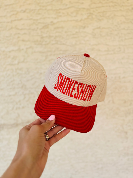 VT- SMOKESHOW Premium Corduroy vintage SnapBack