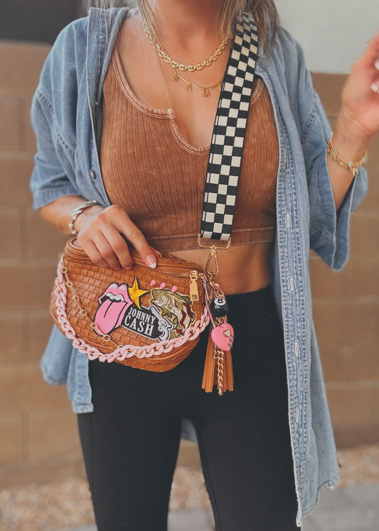 FC-Cash Camo+ upgraded checkered strap OG+PHOENIX BAG