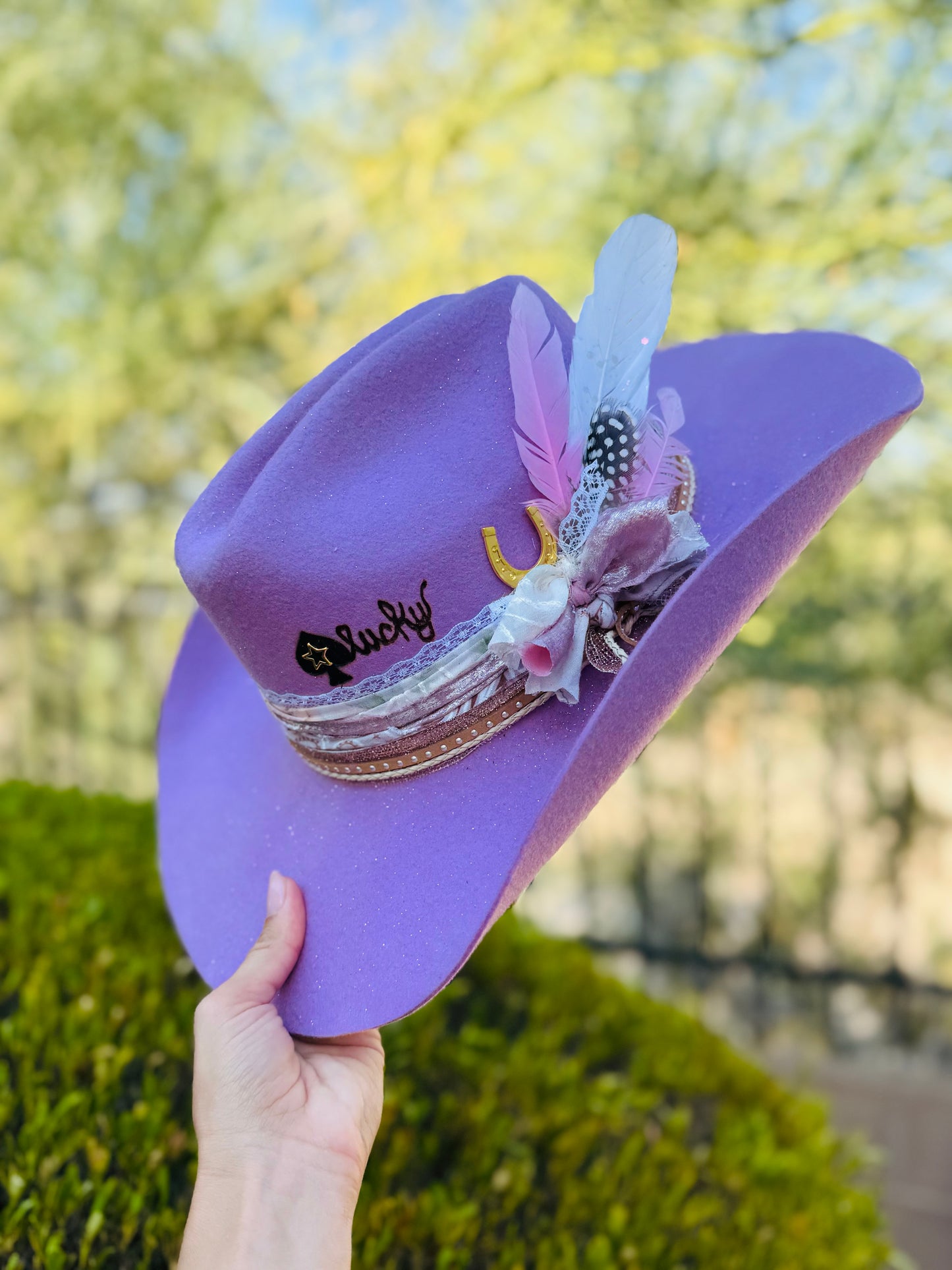 NU-lucky purple+pink -Traditional Cowboy fit