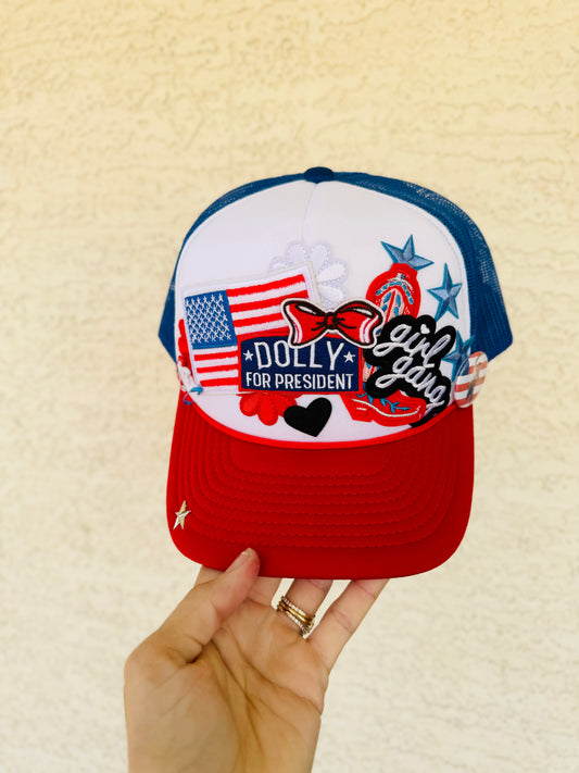 CM CO. Dolly gang murica  Trucker