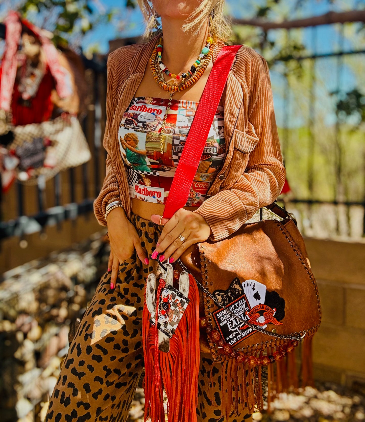 CD-LIVE FREE ride fast - crossbody strap included** The Jerome**
